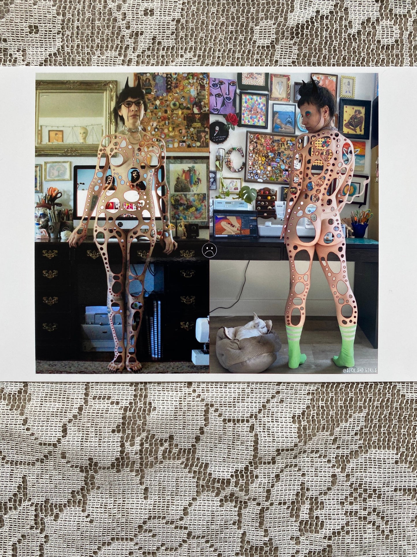 something’s missing ~ quarantine style print