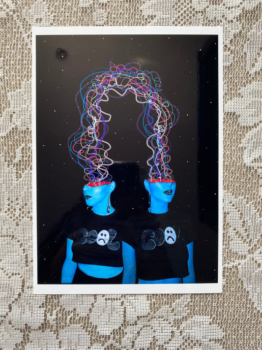 sick sad frenquency print