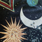 Sun & Moon woven blanket