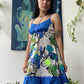 frownie embroidered dress