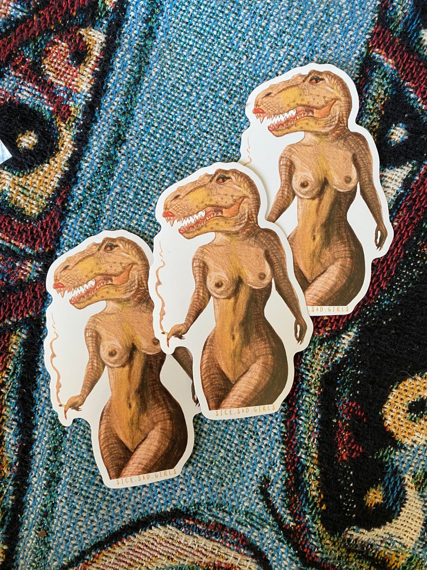 t-sex vinyl sticker