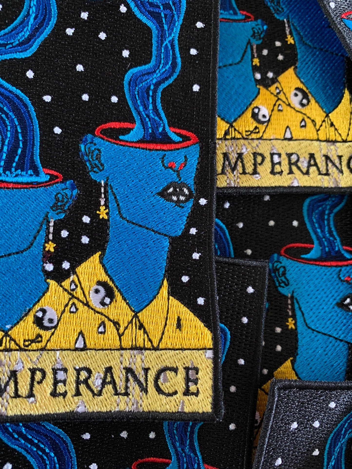 Temperance Tarot Card Embroidered Patch