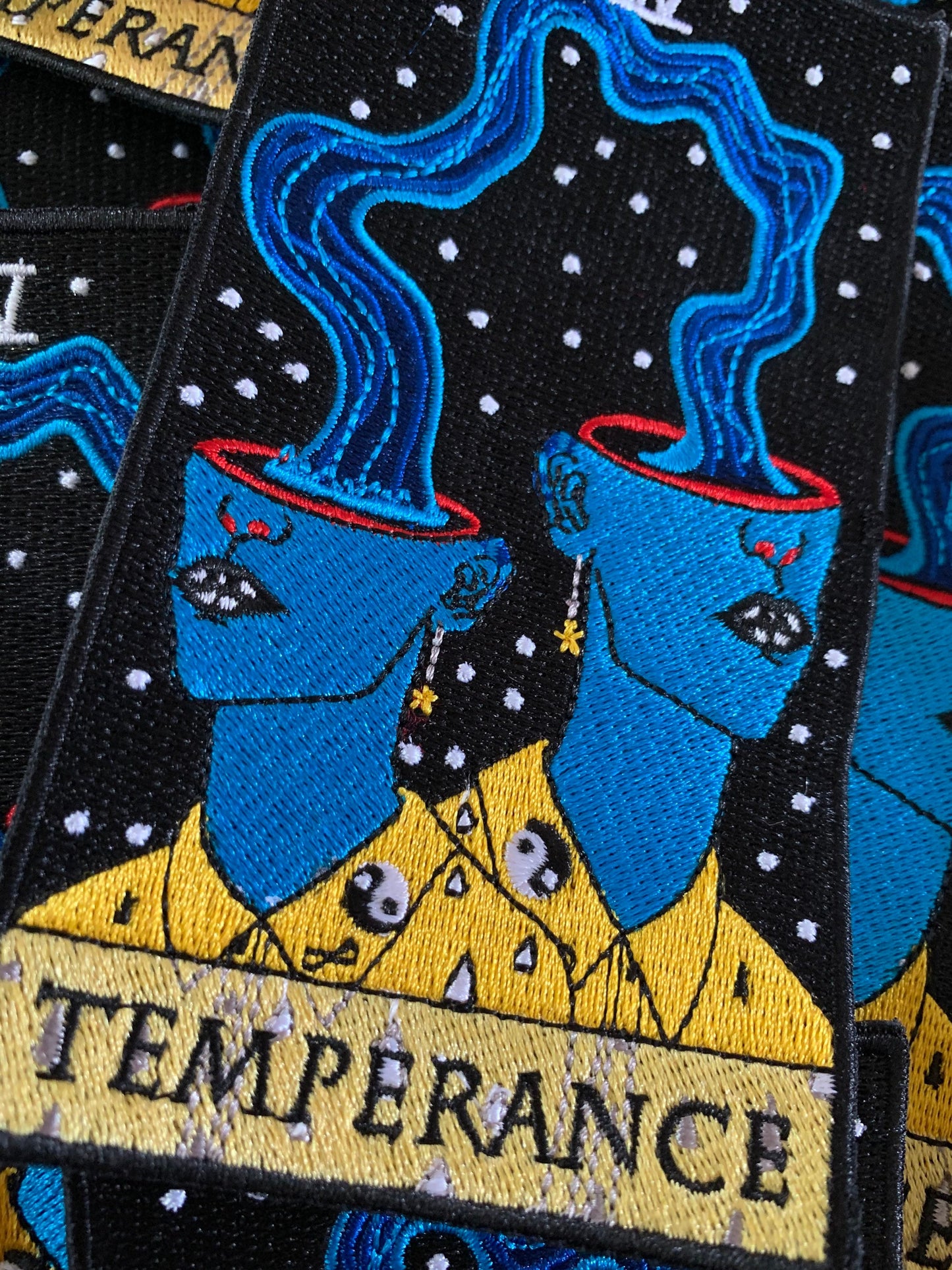 Temperance Tarot Card Embroidered Patch