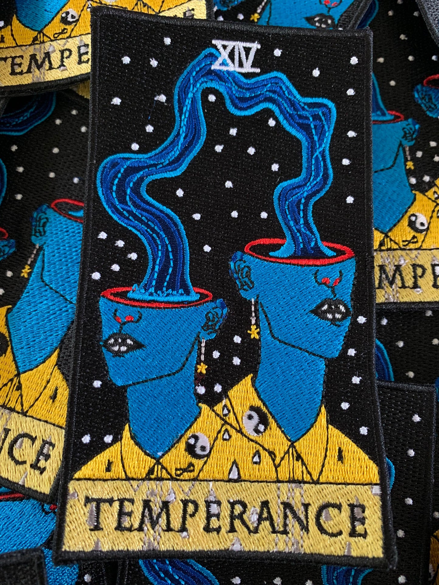 Temperance Tarot Card Embroidered Patch