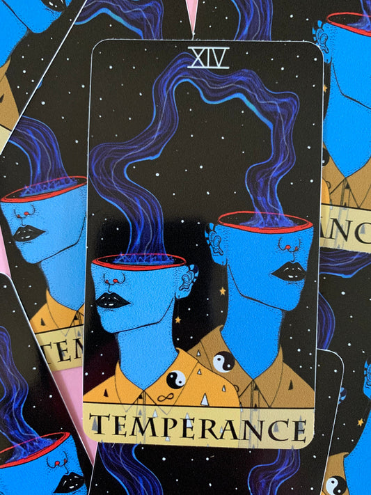 Temperance Vinyl Sticker