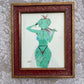 Cactus Cutie framed print