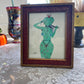 Cactus Cutie framed print