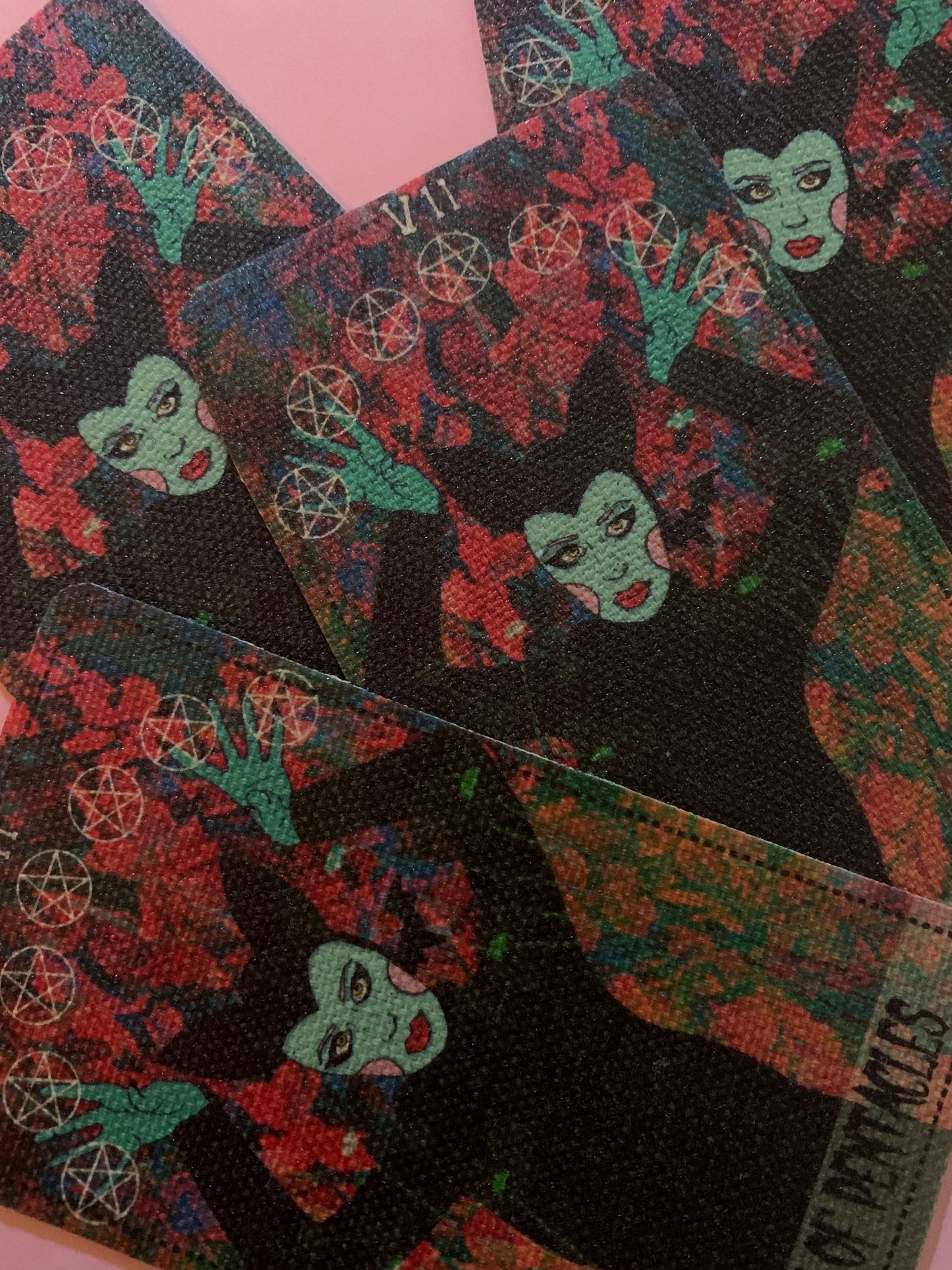 Seven of Pentacles Tarot Canvas Patch