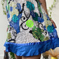frownie embroidered dress