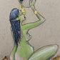 Golden Shower ~ original drawing