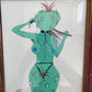 Cactus Cutie framed print