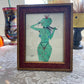 Cactus Cutie framed print