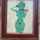 Cactus Cutie framed print