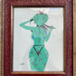 Cactus Cutie framed print