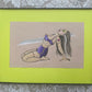 sunbathing bride framed original art