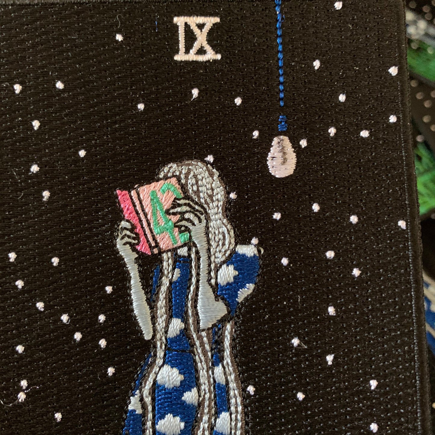 The Hermit Tarot Embroidered Patch