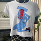 shark bait crop top- available in sizes xs -3xl