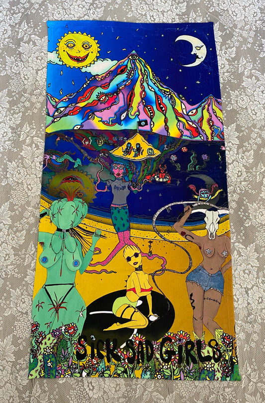 Sick Sad Beach Towel