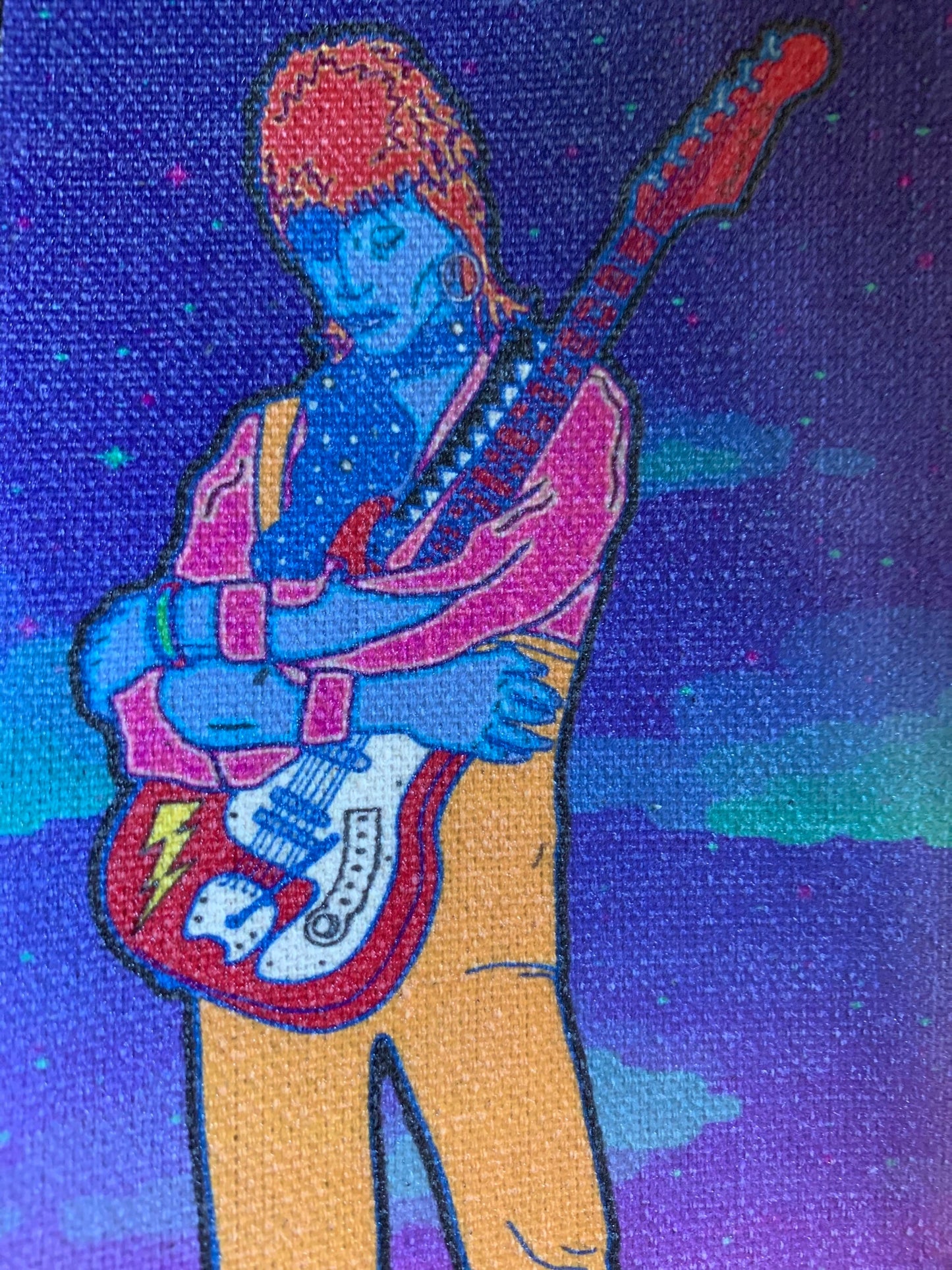 Starman Canvas Patch