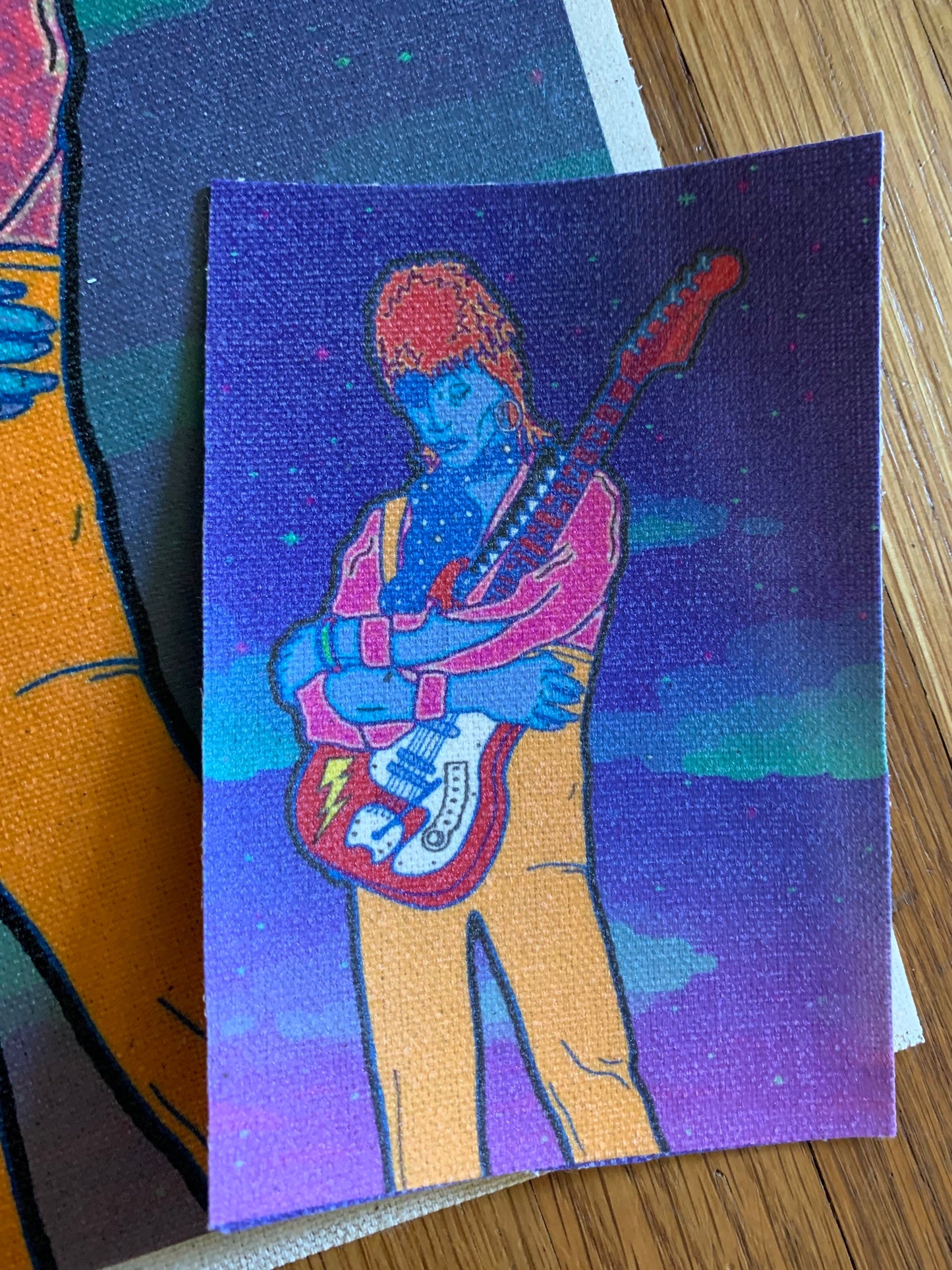 Starman Canvas Patch