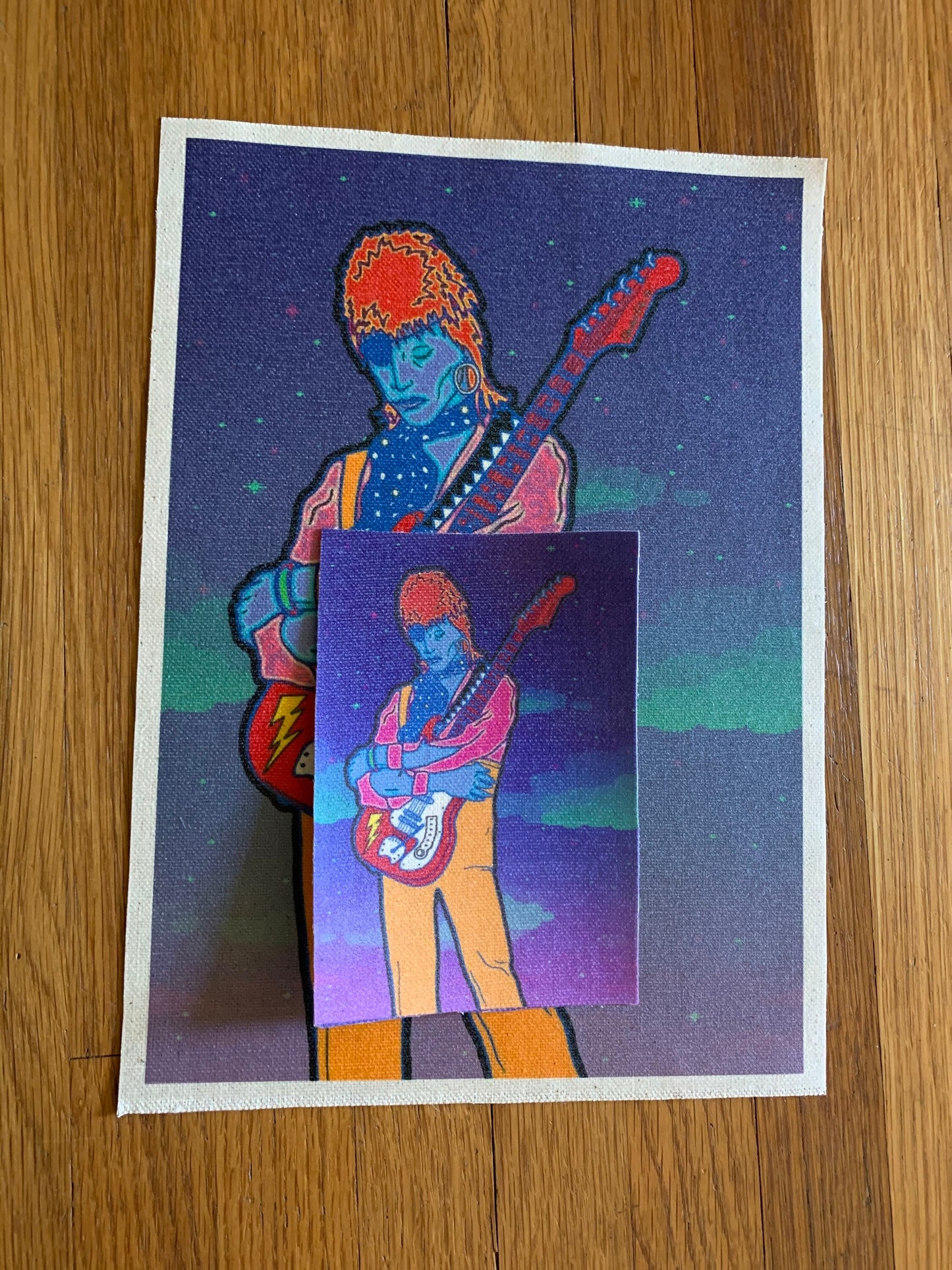 Starman Canvas Patch
