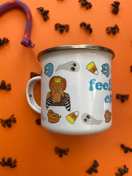 Feeling Empty Enamel Mug