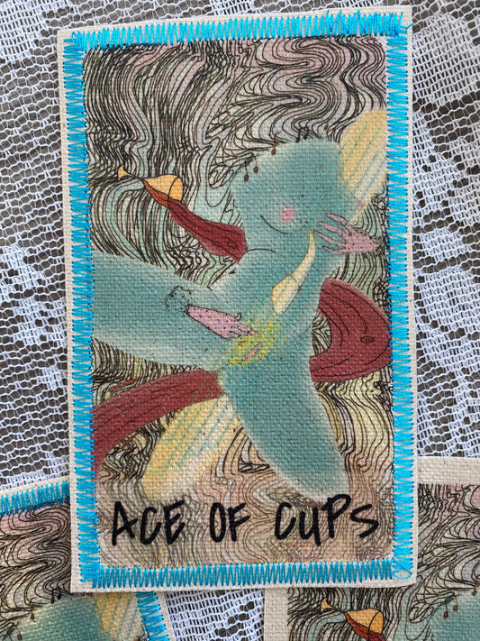 Ace of Cups Canvas Patch