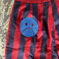 Embroidered Striped Pants
