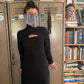 Vinyl Cutout Dress