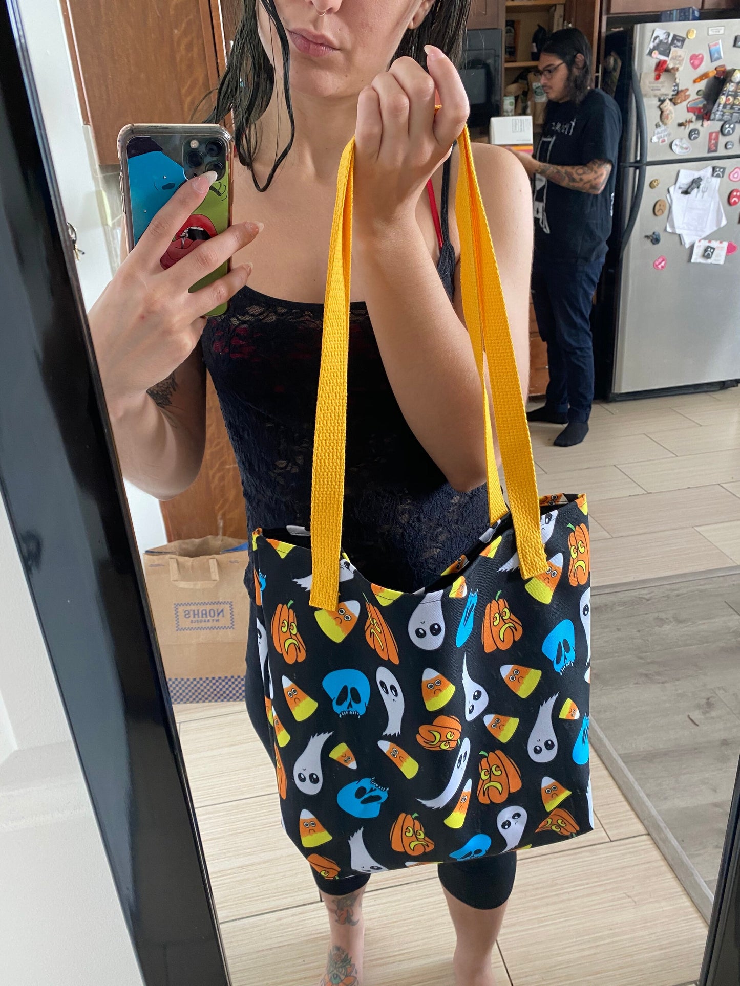 spooky tote bag