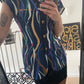 sick sad girl sheer embroidered top