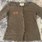 fearless leader embroidered top