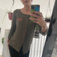 fearless leader embroidered top