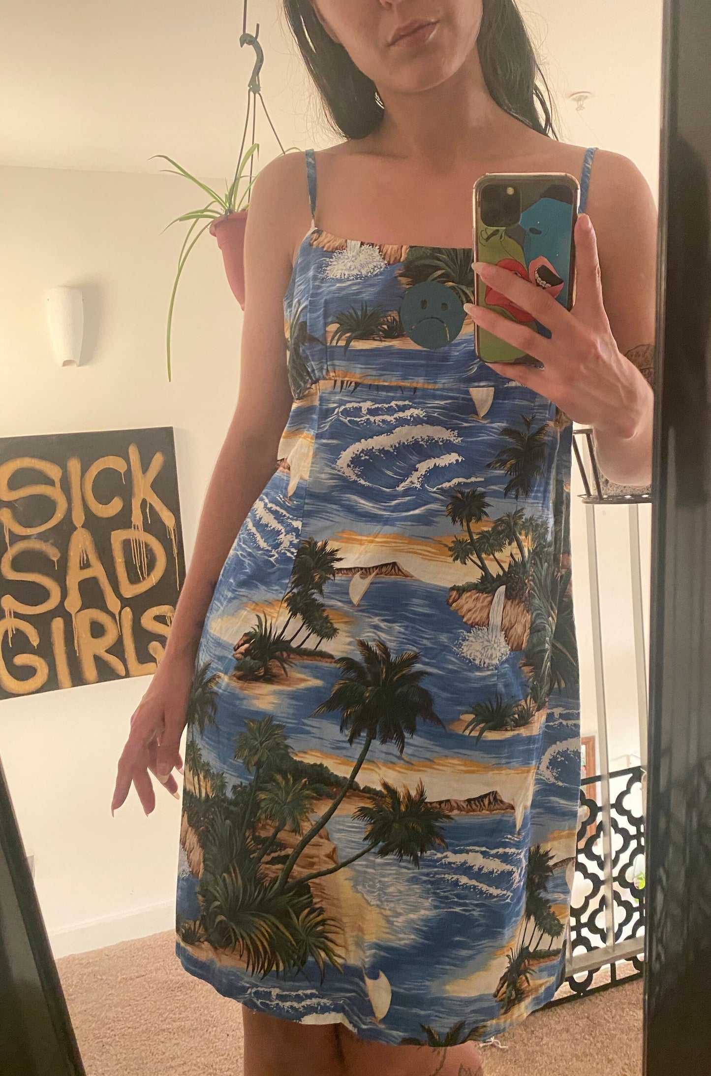 Trouble in Paradise Embroidered Dress