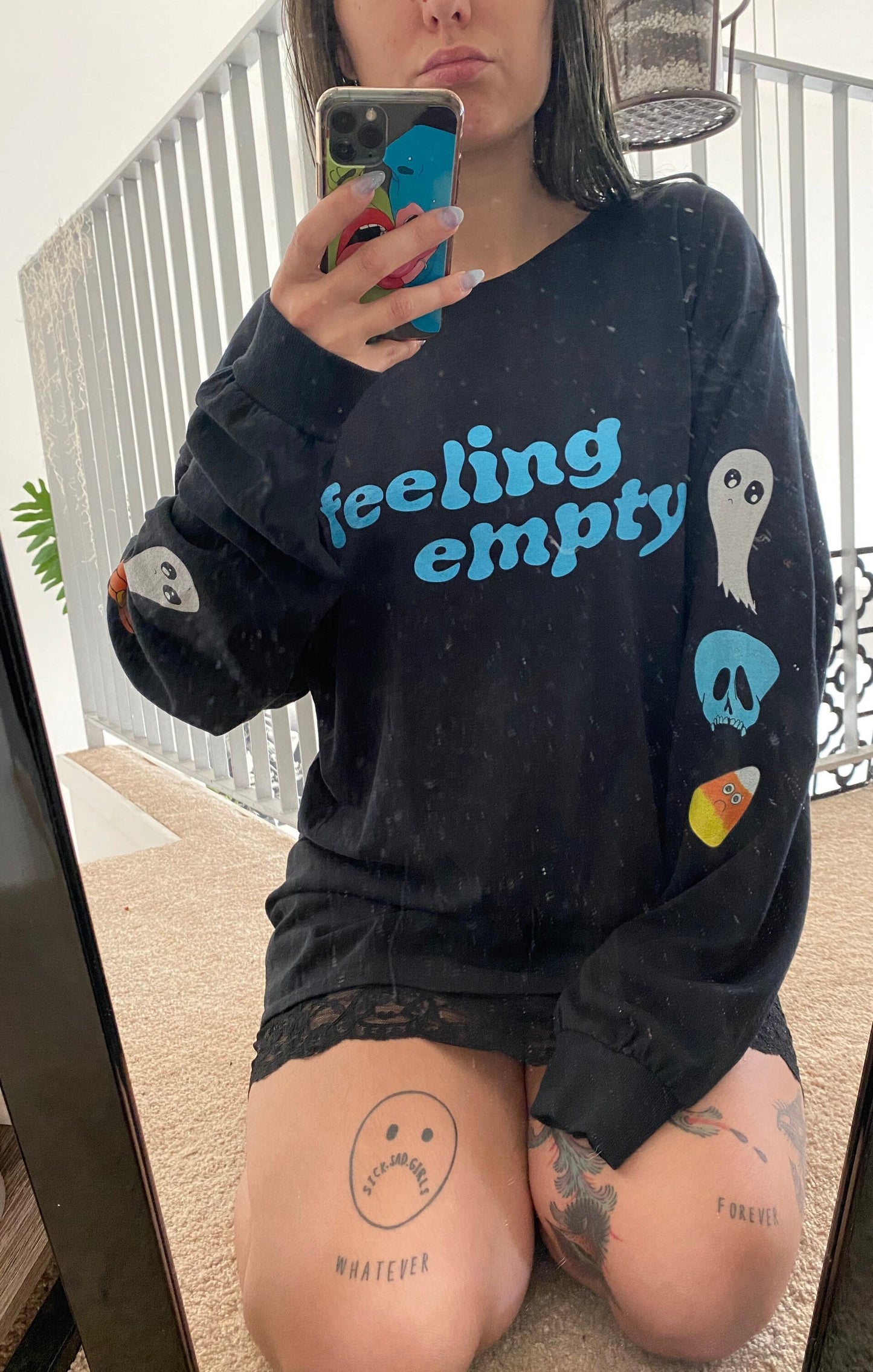 feeling empty unisex long sleeve - available in sizes S-5XL