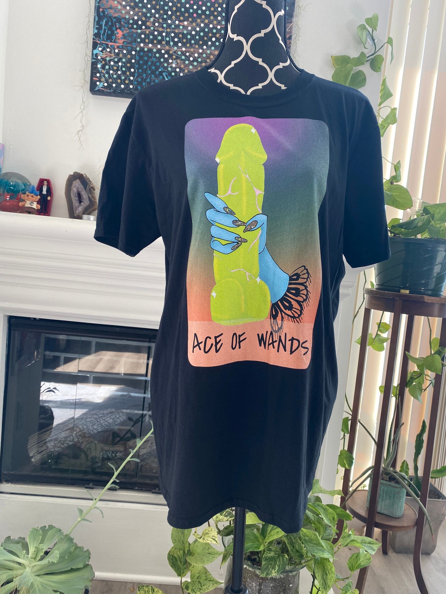 Ace of Wands Tee - Available in sizes S-3XL