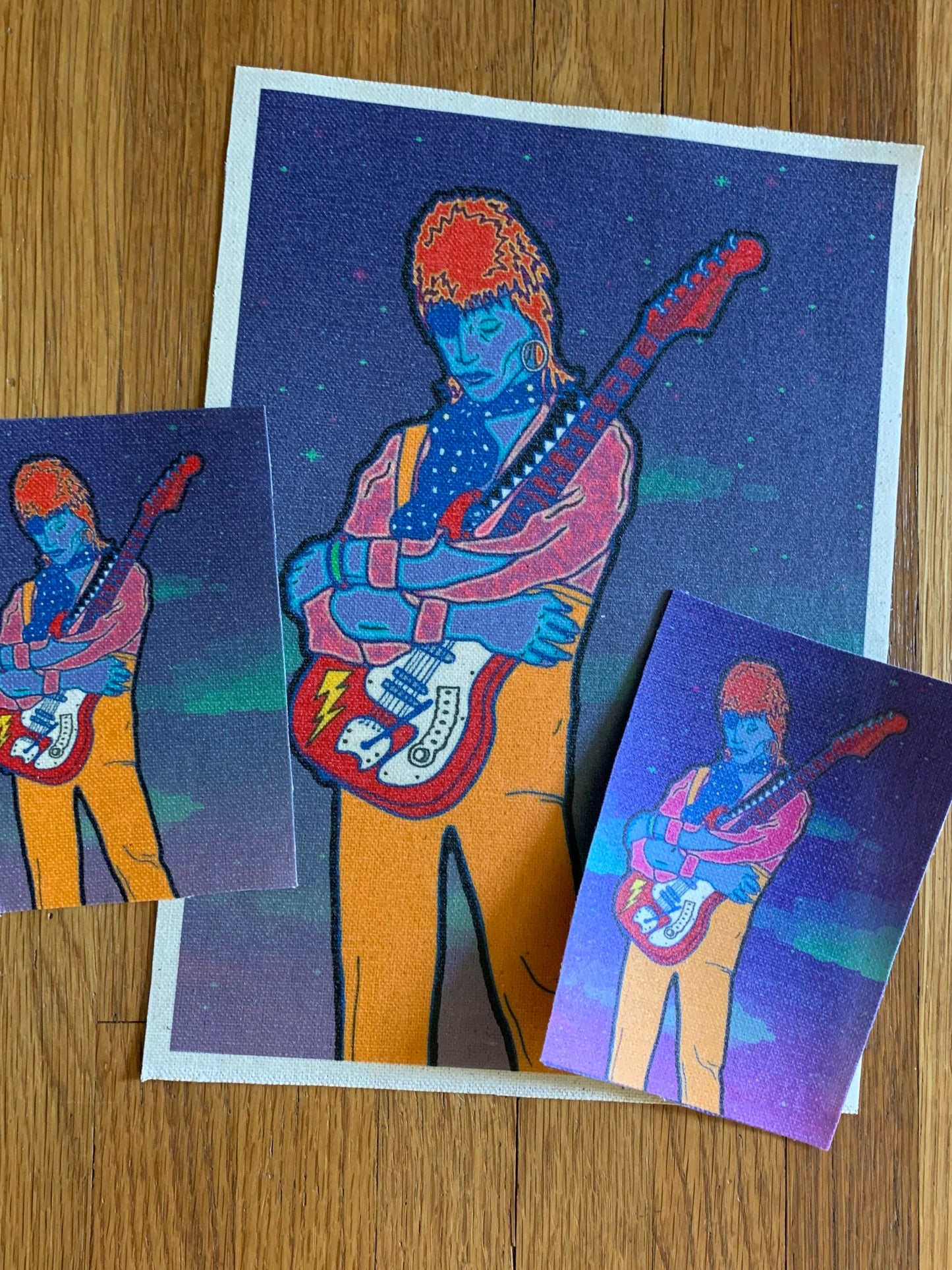 Starman Canvas Patch