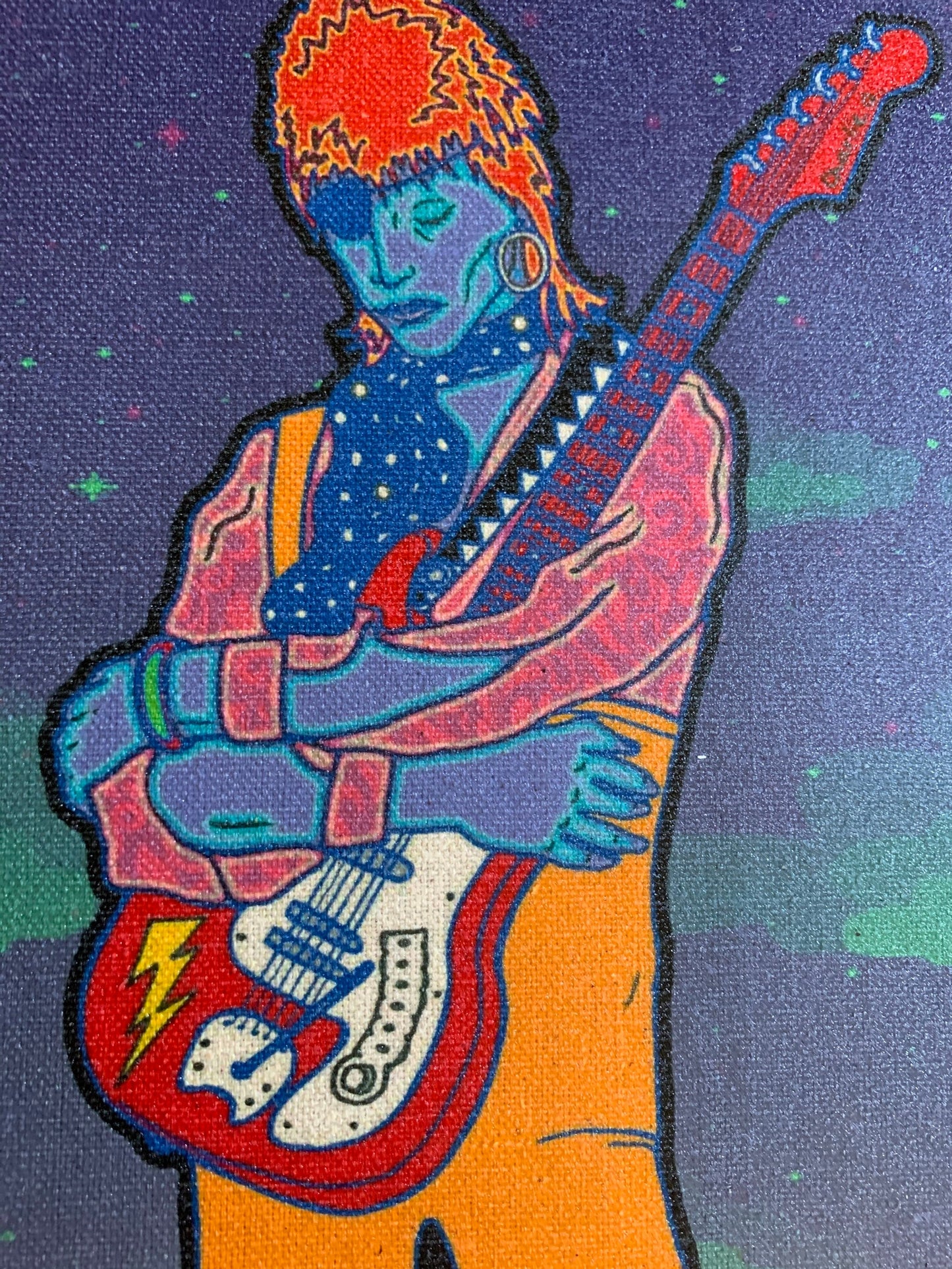 Starman Canvas Patch