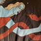 Pentacles woven blanket