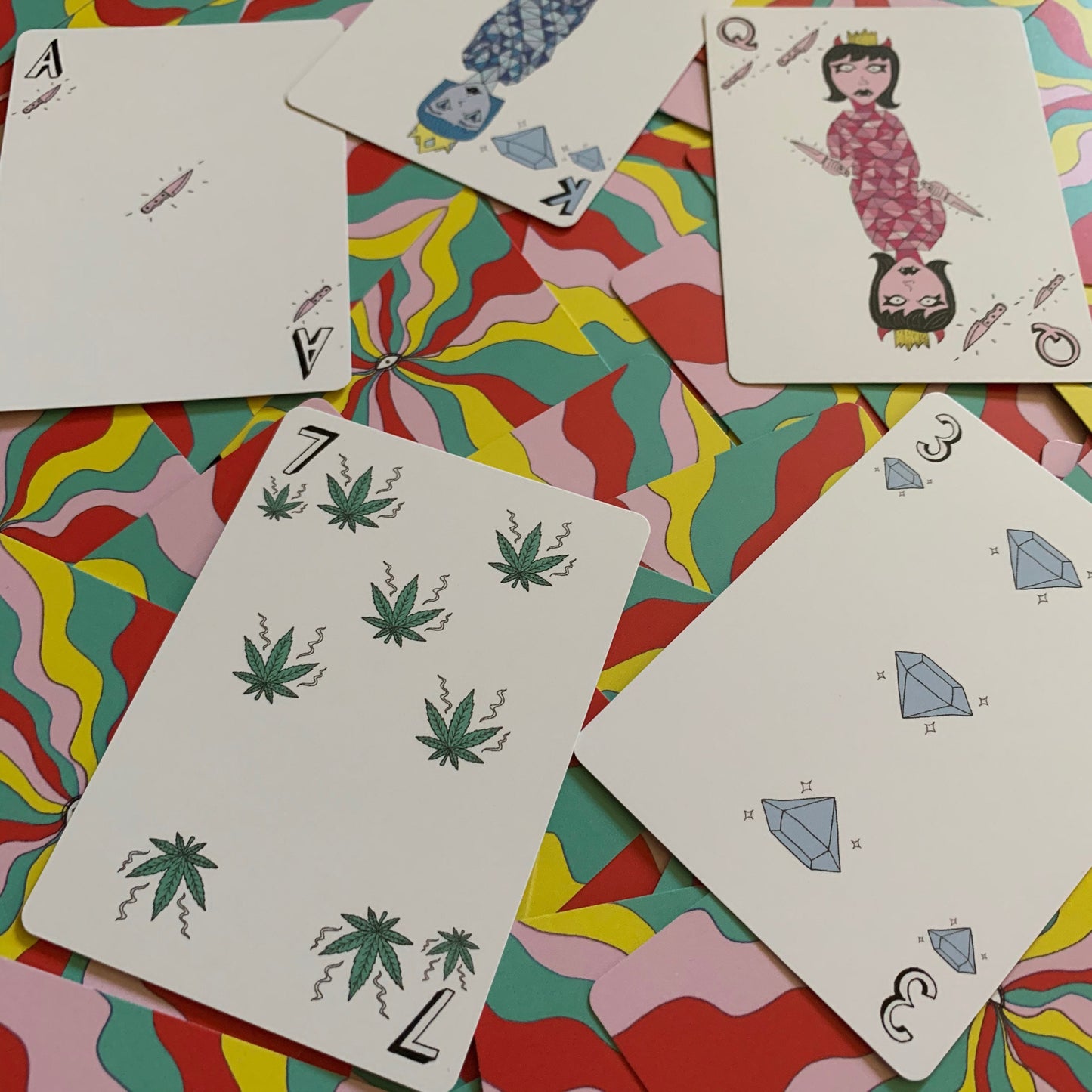 Please Play With Me playing cards