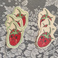 sad strawberry canvas patch