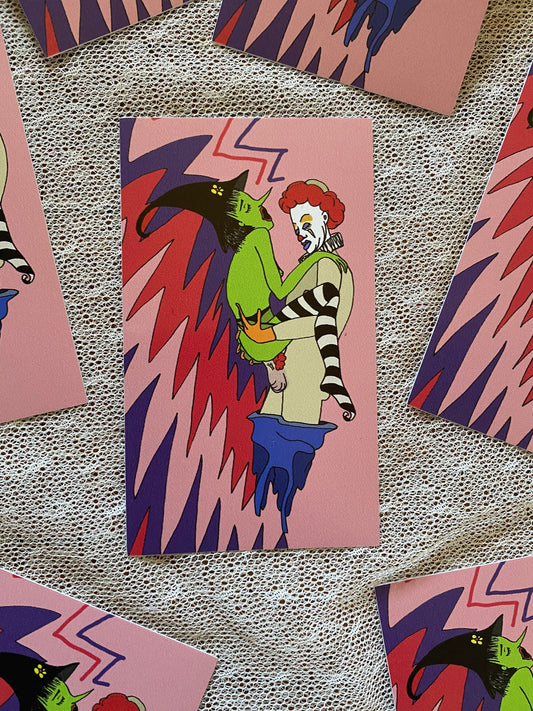 spooky love vinyl sticker