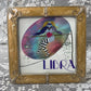 Libra framed print