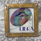 Libra framed print