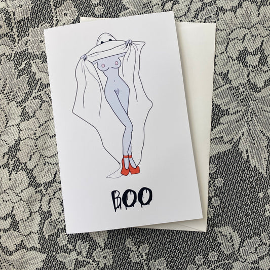BOOO Handmade Card