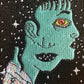 Five of Wands tarot card embroidered patch