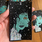 Five of Wands tarot card embroidered patch