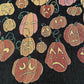 pumpkin patch woven blanket