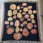 pumpkin patch woven blanket