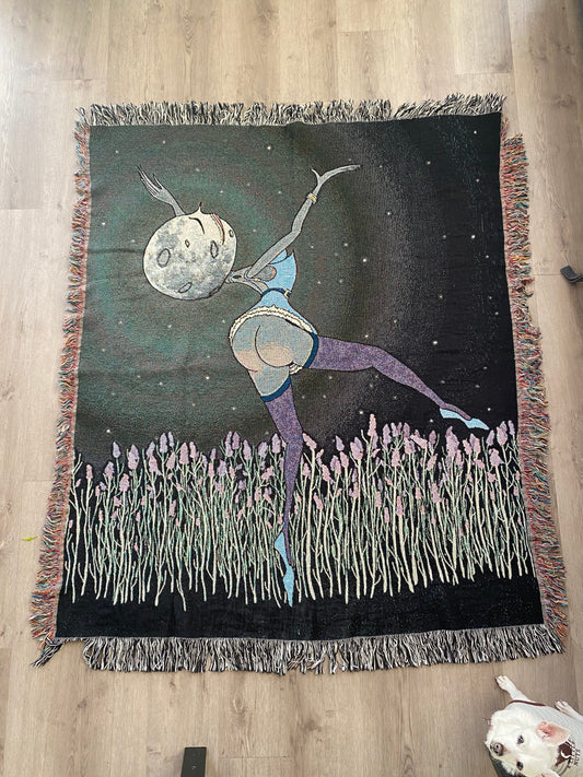 The Moon Woven Blanket